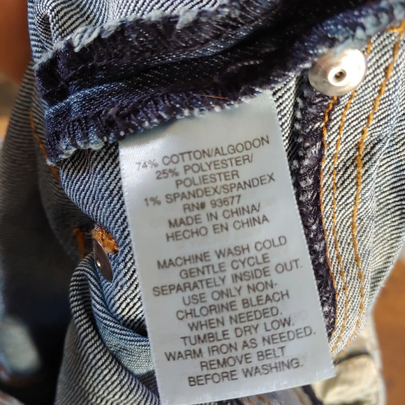 Allen B. Moto Style Medium Wash Skinny Jeans Size Women's 10 - Picture 13 of 13